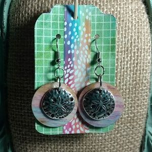 Summer Sand dollar Earrings